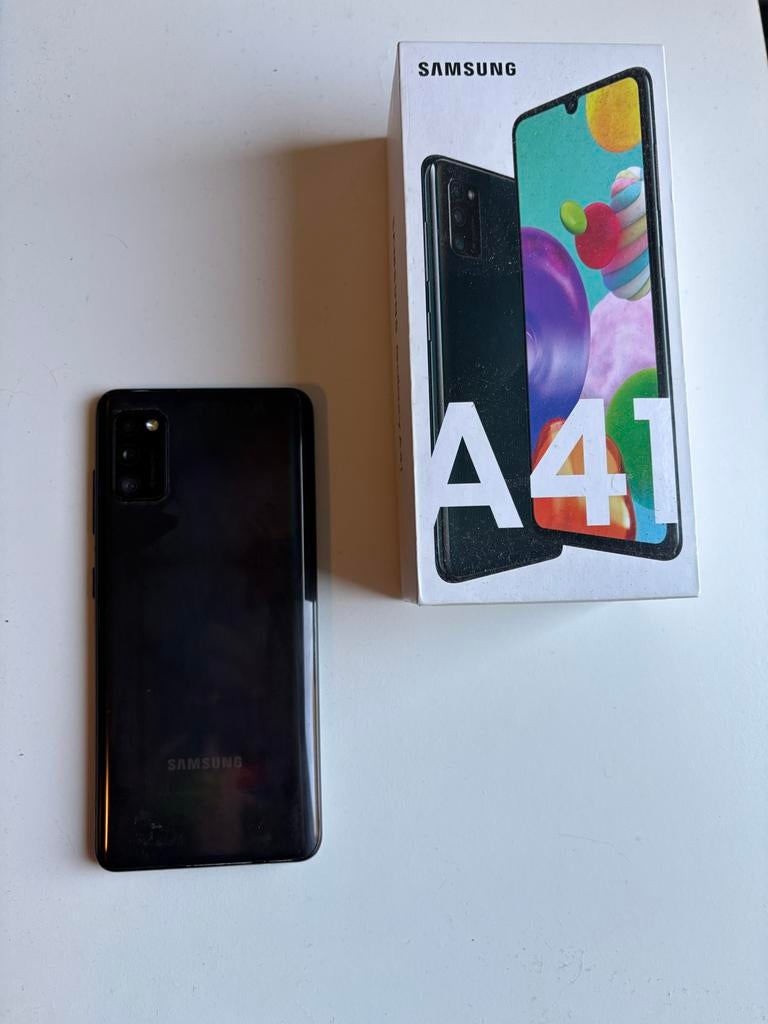 Samsung Galaxy A41 Telefoon - Zwart, Ophalen, Zwart, Touchscreen, Zo goed als nieuw