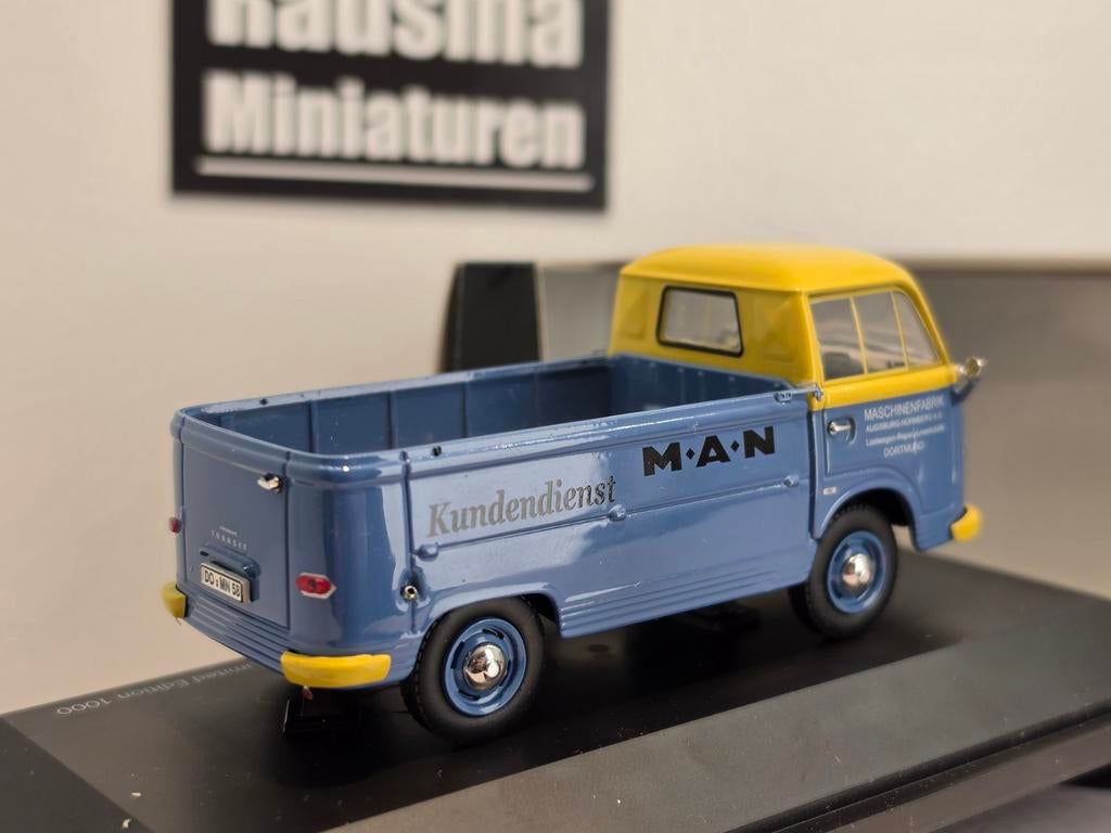 Schuco 1/43 - Ford FK1000 Pick-Up - Montée Sur Métal - Neuve Sous Blister