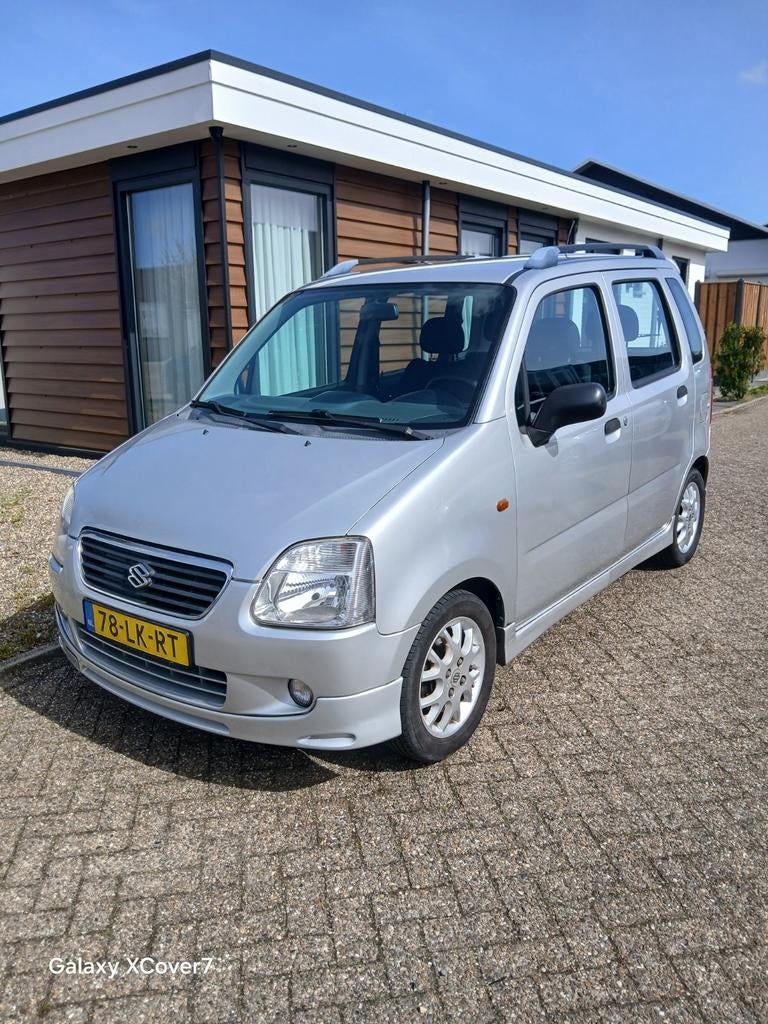 Suzuki Wagon R+ 1.3 2003 Grijs Inr. Mogelijk, Auto's, Voorwielaandrijving, 31 €/maand, 4 cilinders, 905 kg