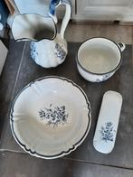 VINTAGE 4-DELIGE LAMPET SET in delfts Blauw, Antiek en Kunst, Ophalen