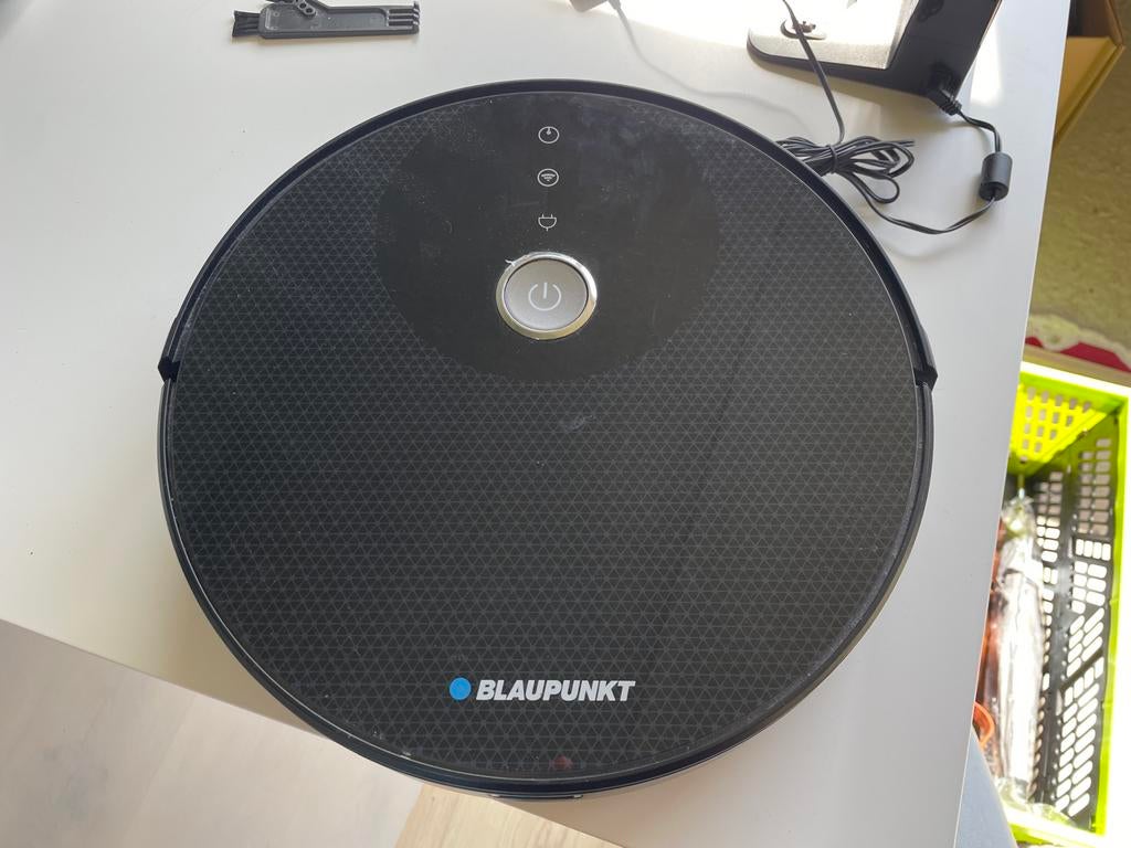 Blaupunkt Robotstofzuiger Zwart, Witgoed en Apparatuur, Stofzuigers, Gebruikt, Robotstofzuiger, Reservoir, Ophalen