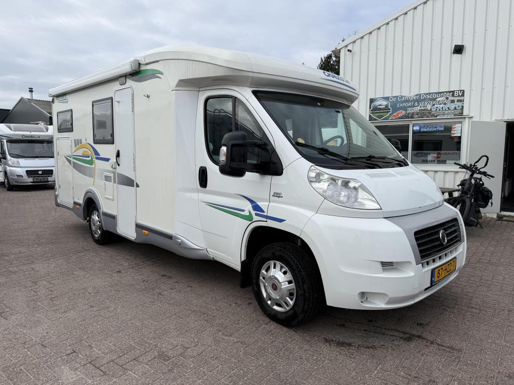 Chausson Welcome 75 XXL Garage 2009 Euro 4, Caravans en Kamperen, Campers, Fiat, Diesel, Tot en met 4, Chausson
