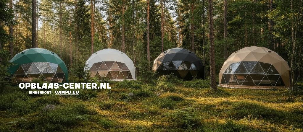 DOME Glamping 5-6-7-8-9 meter (wit, groen, beige, zwart), Ophalen of Verzenden, Nieuw, Meer dan 6