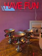 Vintage Alfra Alessi ijscoupes – set van 6, Overige materialen, Gebruikt, Ophalen of Verzenden, Kom(men)