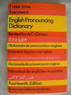 Everyman's English Pronouncing Dictionary,, Ophalen of Verzenden, Alpha, Gelezen, MBO