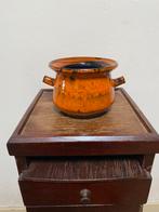 Retro jaren 70 keramieken Lava bloempot., Ophalen of Verzenden, Huis en Inrichting