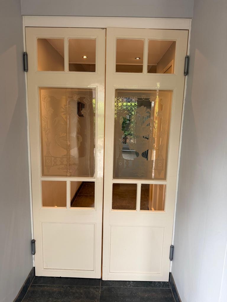 Ensuite deuren, Doe-het-zelf en Verbouw, Deuren en Horren, Ophalen, Gebruikt, Minder dan 80 cm, 215 cm of meer