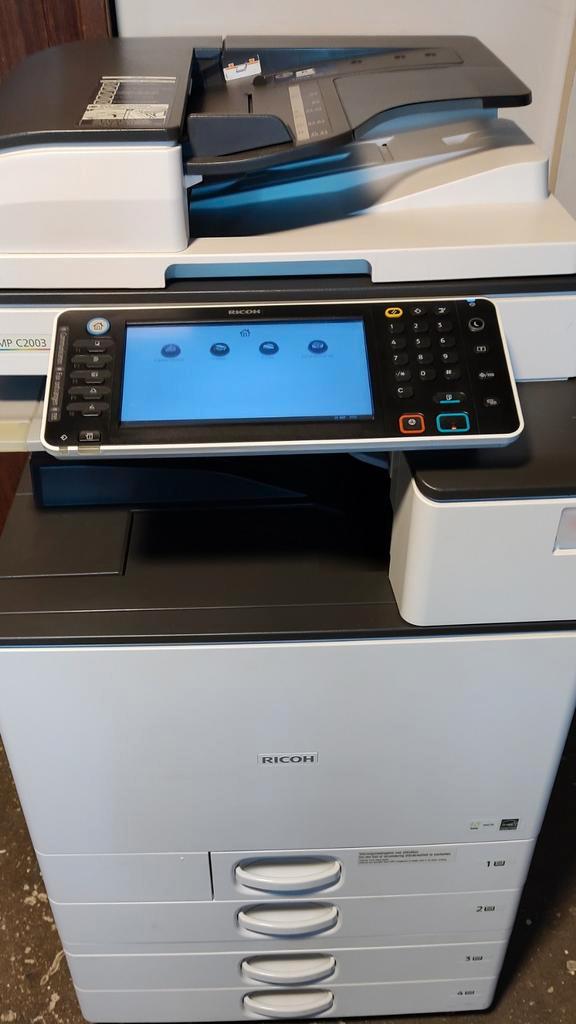 Ricoh MPC2003 Multifunctionele Printer/Kopieerapparaat, Computers en Software, Printers, Gebruikt, All-in-one, Laserprinter, Kleur printen