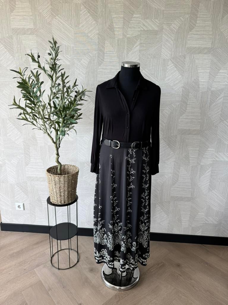 K Design midi jurk – maat 44/46, Kleding | Dames, Jumpsuits, Ophalen of Verzenden, Zo goed als nieuw