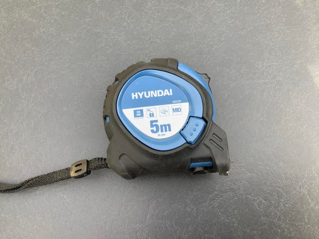 Nieuwe Hyundai Rolmaat 5 Meter met Magneet, Doe-het-zelf en Verbouw, Gereedschap | Handgereedschap, Ophalen of Verzenden, Nieuw