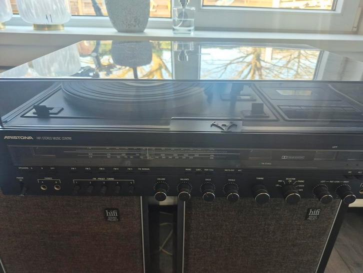Aristona hifi stereo center, Antiek en Kunst, Antiek | Tv's en Audio, Ophalen of Verzenden