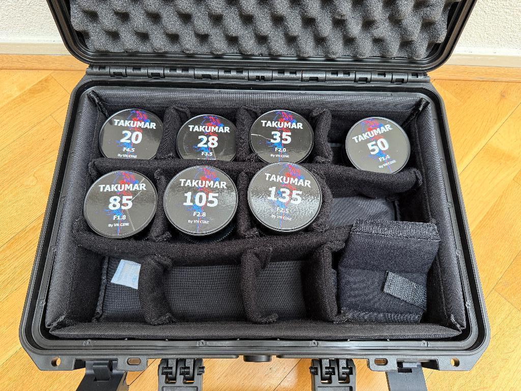 Mooie CINE PRIMES SUPER TAKUMAR SET met koffer, Ophalen, Gebruikt, Overige typen