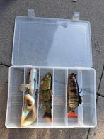 Snoek kunstaas 3 stuks incl opbergdoosje, Watersport en Boten, Hengelsport | Vliegvissen, Ophalen of Verzenden, Overige typen