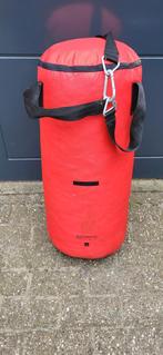 Rode bokszak ophangsysteem en boks handschoenen, Sport en Fitness, Boksen, Ophalen, Gebruikt, Bokszak