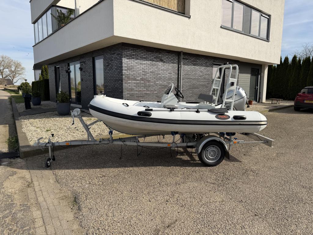 Trend 360 Alu Rib - Compleet met Honda 20PK (2023) - Vaarkl, Watersport en Boten, Gebruikt, Benzine, Minder dan 70 pk, Overige merken