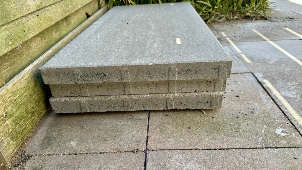 3 Soft Comfort Honey tegels (80x40x4 cm), Tuin en Terras, Tegels en Klinkers, Ophalen, Gebruikt, Minder dan 5 m², Beton