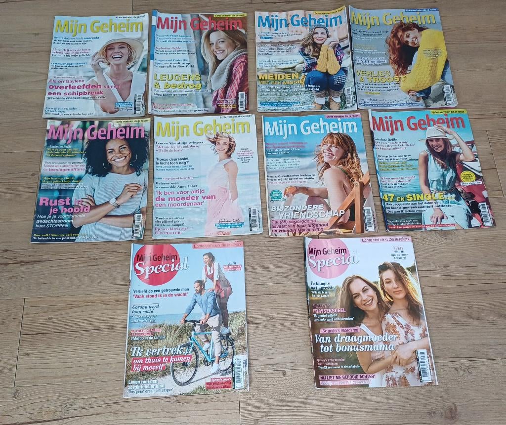 10 x Mijn Geheim, Ophalen of Verzenden, Zo goed als nieuw, Damesbladen