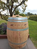 Regenton Eikenhouten Wijnvat los deksel en handvat 224 liter, Tuin en Terras, Regentonnen, 150 liter of meer, Ophalen, Nieuw, Hout