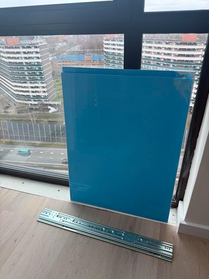 Ikea Vaatwasser Front Greeploos Glans Wit, Witgoed en Apparatuur, Vaatwasmachines, Nieuw, Inbouw, 85 tot 90 cm, 60 cm of meer