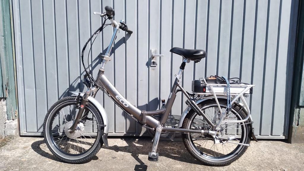 Elektrische Vouwfiets Eco Traveler N3 - Accu gereviseerd!, Fietsen en Brommers, 20 inch of meer, Gebruikt, Versnellingen, Totaal opvouwbaar