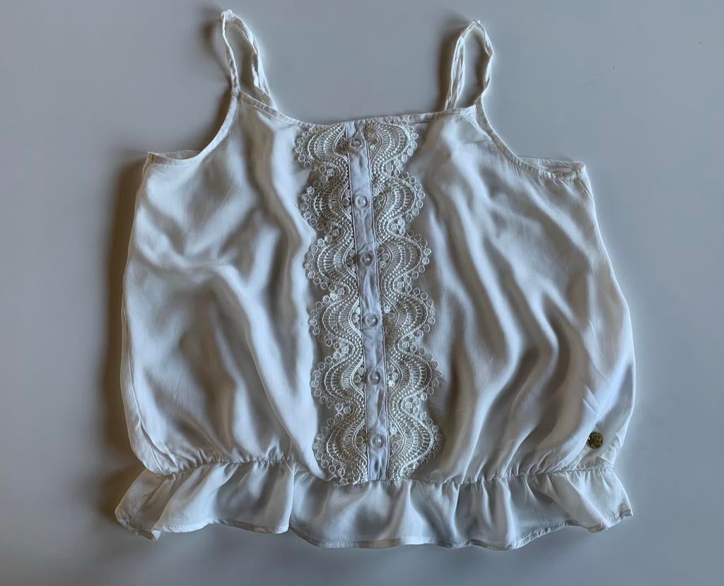 Crush Denim top mt. 164, Kinderen en Baby's, Kinderkleding | Maat 164, Verzenden, Zo goed als nieuw, Meisje, Shirt of Longsleeve