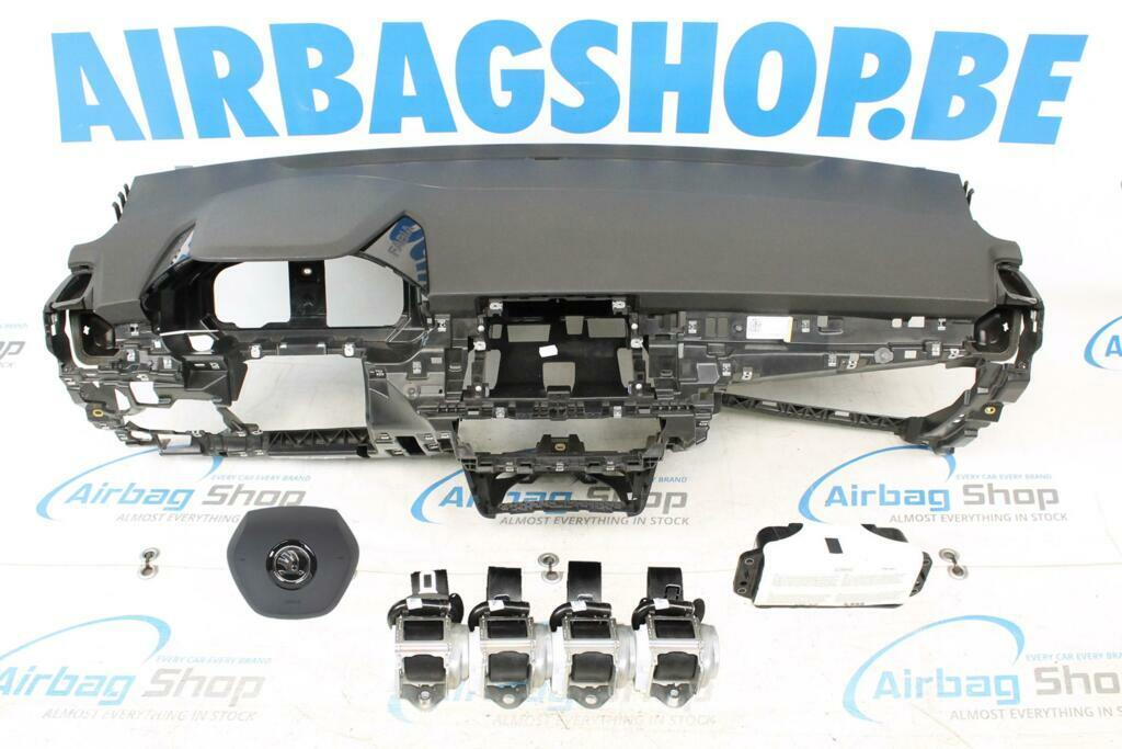 Airbag set - Dashboard zwart Skoda Fabia (2021-heden), Gebruikt, Ophalen of Verzenden