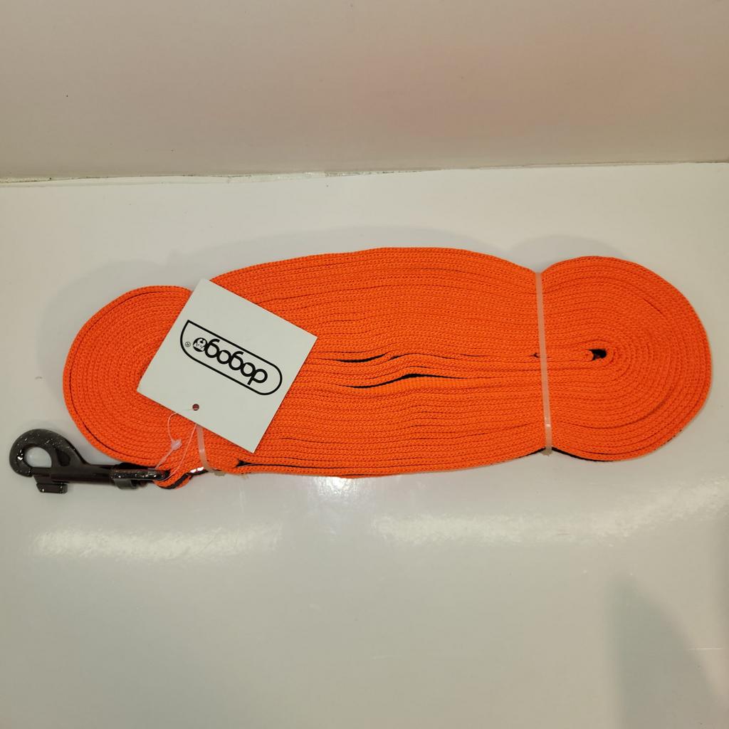 Dogogo hondenlijn 10m 14mm neon oranje, Dieren en Toebehoren, Ophalen of Verzenden, Nieuw