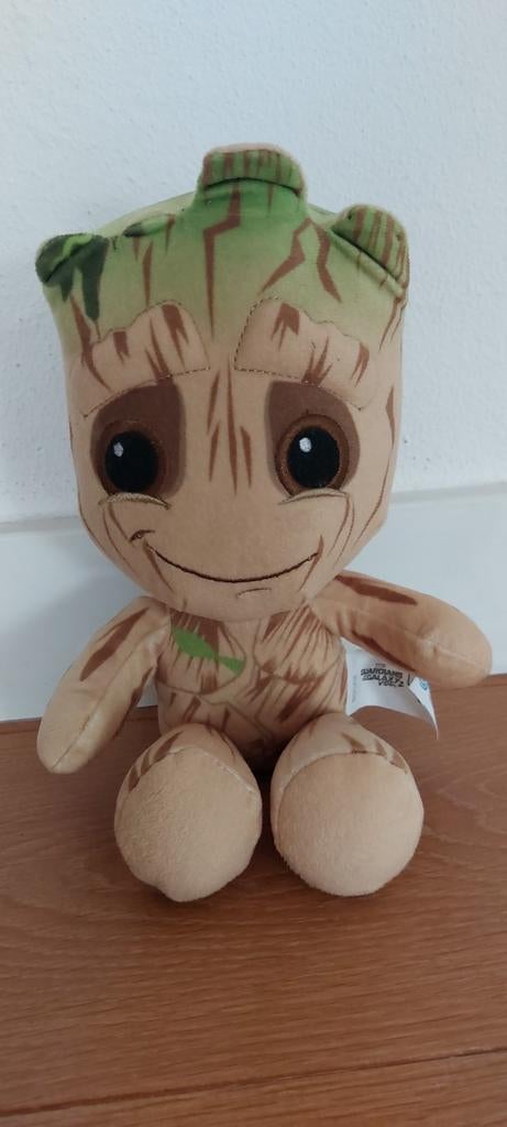 Marvel Guardians Baby Groot Knuffel 28cm, Ophalen of Verzenden, Zo goed als nieuw, Overige typen