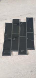 8 Paneli Zwart Metro tegelstickers, Ophalen, Nieuw