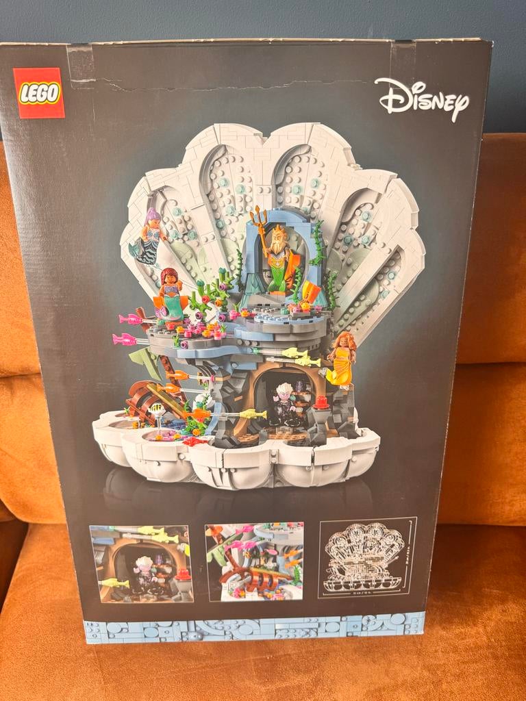 LEGO Disney De Kleine Zeemeermin koninklijke schelp, Ophalen, Nieuw, Complete set, Lego
