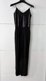 Amélie & Amélie zwarte jumpsuit met pailletten, Zwart, Ophalen of Verzenden, Zo goed als nieuw, Maat 36 (S)