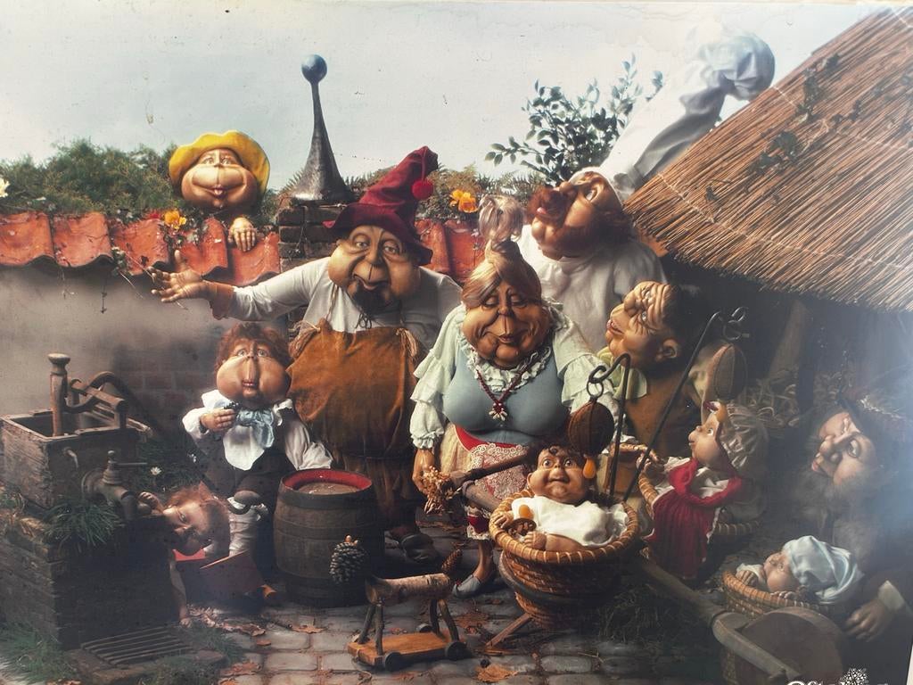 Efteling Kabouter Familie plaat- Nostalgisch, Ophalen of Verzenden, Gebruikt, Overige typen