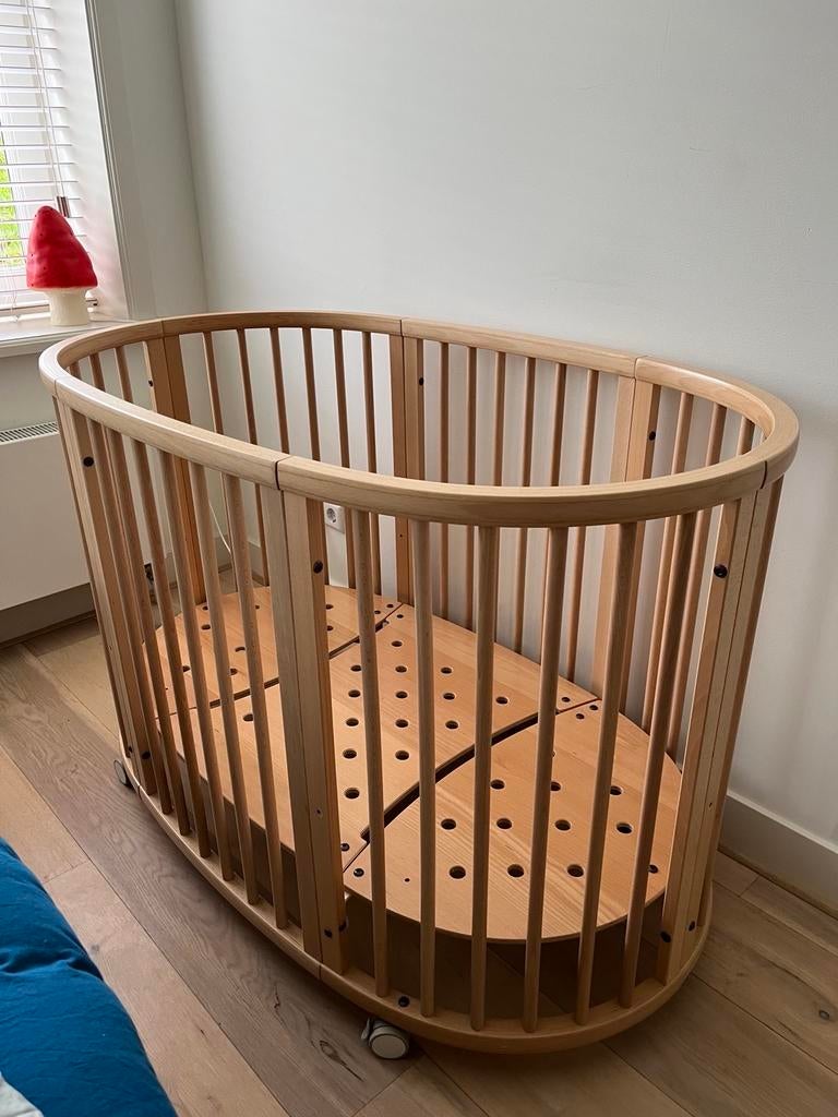 ZGAN Stokke mini + ledikant (uitbreidingset), Kinderen en Baby's, Babywiegjes en Ledikanten, Ophalen, Zo goed als nieuw, Wieg