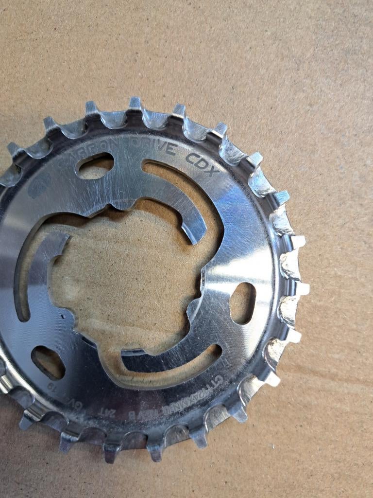 Gates Carbon Drive CDX Achtertandwiel 24T voor Belt Drive, Ophalen of Verzenden