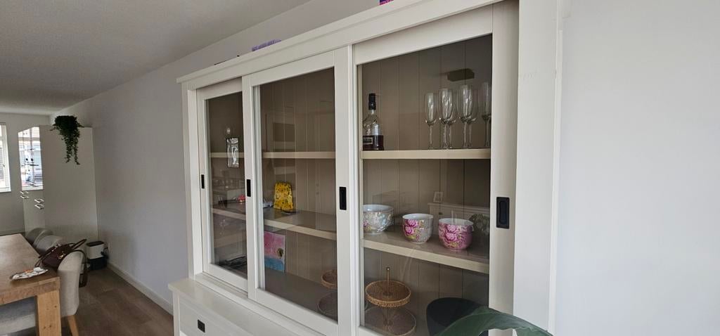 Richmond wandmeubel wit, Ophalen, Gebruikt, Met deur(en), 200 cm of meer