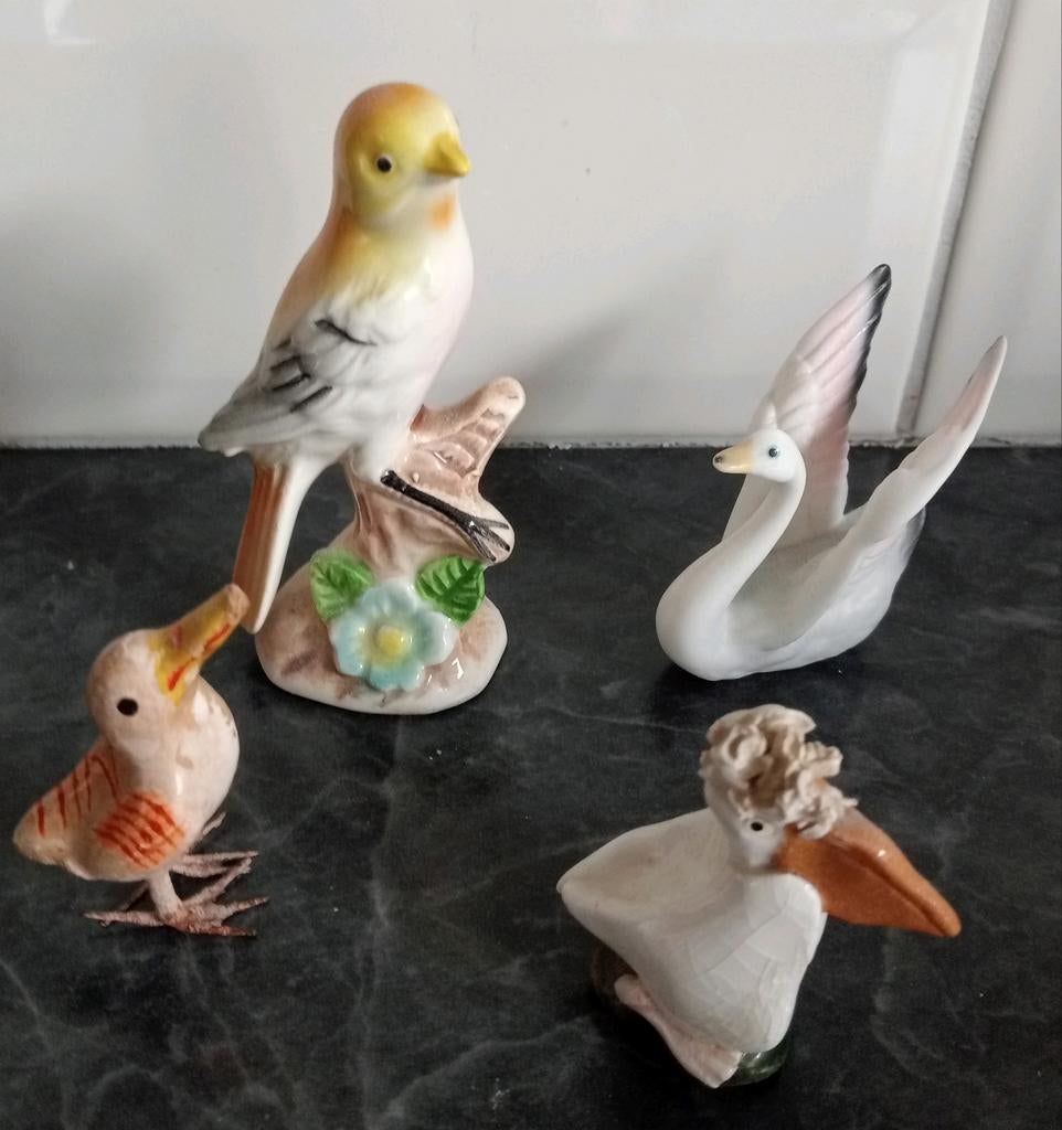 4 beeldtes div. porselein, Ophalen, Zo goed als nieuw, Dier