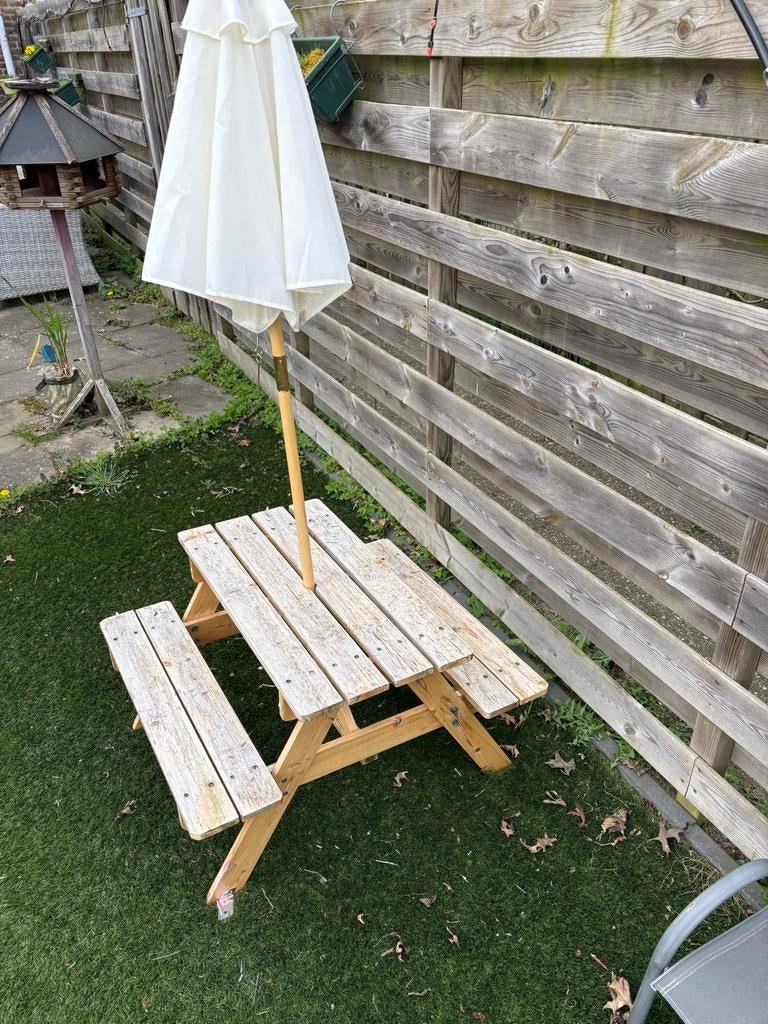 Houten picknicktafel voor kinderen Wakefield, Gebruikt, Rechthoekig, Hout, Ophalen