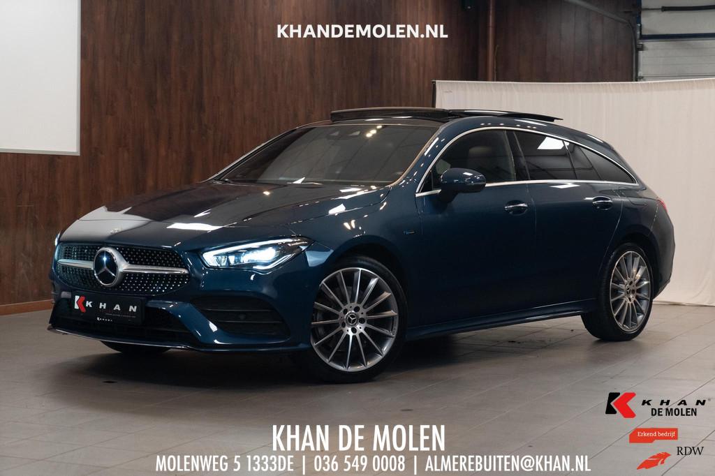 Mercedes Benz Cla 250e AMG Line Pano|Burmester|Memory|Elektr, Auto's, Mercedes-Benz, CLA, Gebruikt, 4 cilinders, 16 kWh