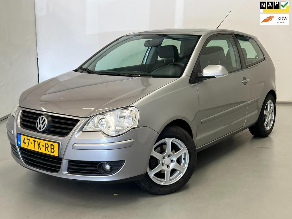 Volkswagen Polo 1.4-16V Optive / Lees advertentie / Meeneemp, Voorwielaandrijving, Stof, Gebruikt, Zwart
