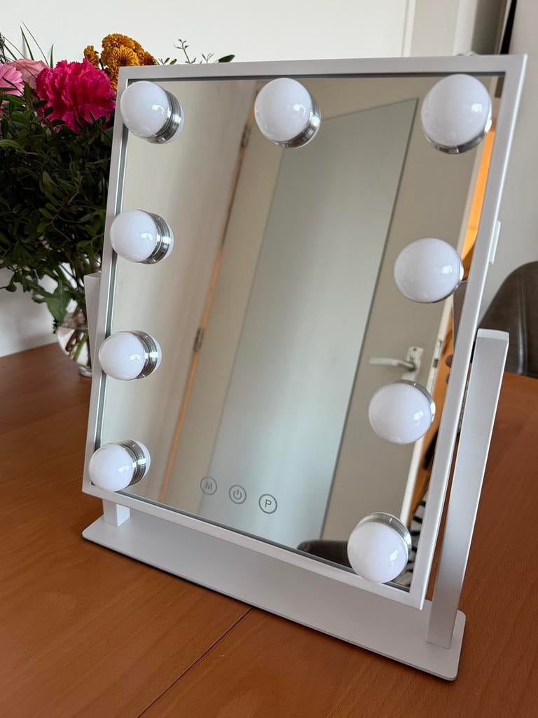 Hollywood spiegel 30x47x36 cm, Minder dan 50 cm, Nieuw, Ophalen of Verzenden, Minder dan 100 cm