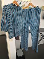 Studio Anneloes travelstof set: broek S, blouse L, Maat 38/40 (M), Studio Anneloes, Blauw, Ophalen of Verzenden