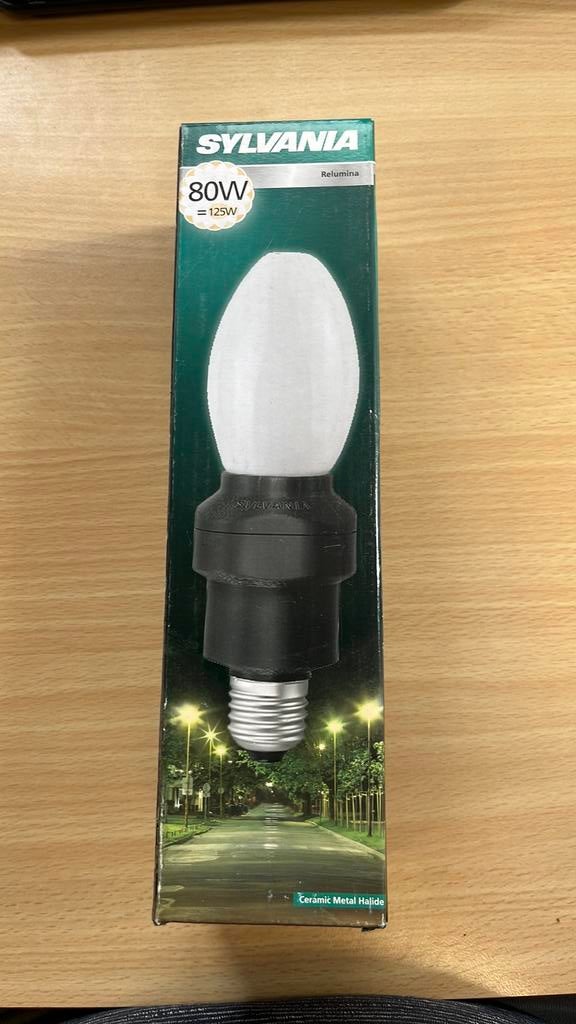 Sylvania Relumina Ceramic MH Retrofit for Mercury HPMV CMH, 60 watt of meer, Overige typen, Nieuw, E27 (groot)