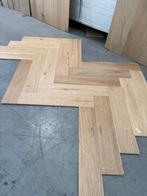 Eiken houten visgraat geolied parket €35 per m2 nieuw, Parket, Nieuw, Ophalen of Verzenden, 10 m² of meer