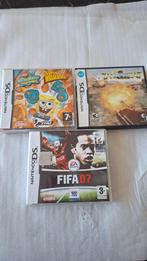 Nintendo DS Games: Spongebob, Tank Beat, FIFA 07, Avontuur en Actie, Gebruikt, 1 speler, Ophalen of Verzenden