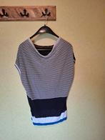 Betty Barclay top Maat 42 Navy/Wit dessin, Blauw, Maat 42/44 (L), Betty Barclay, Ophalen of Verzenden