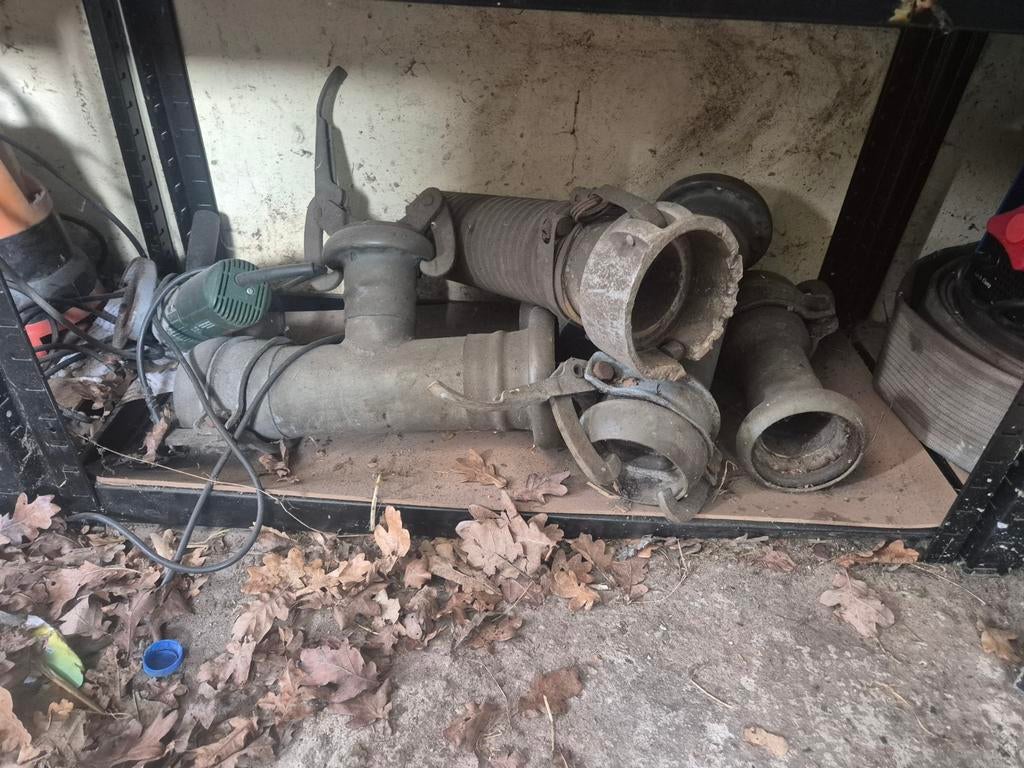 Diverse brandweerkoppelingen en toebehoren, Ophalen of Verzenden, Gebruikt, Tuinslang