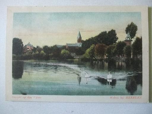 P173 Welten bij Heerlen - Gezicht op den vijver - 1921, Verzenden, 1920 tot 1940, Gelopen, Limburg