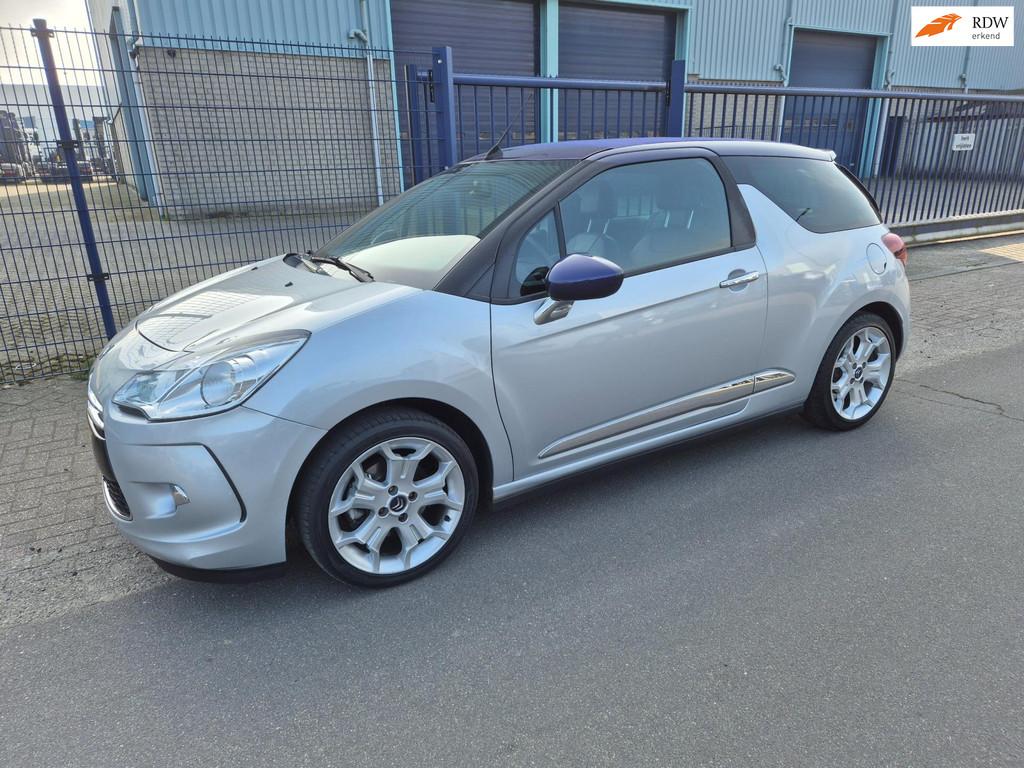 Citroen DS3 Cabrio 1.6 Sport Chic *153.149 KM*LEER*NAVI*17 I, Auto's, Citroën, Voorwielaandrijving, Gebruikt, Cabriolet, Bluetooth