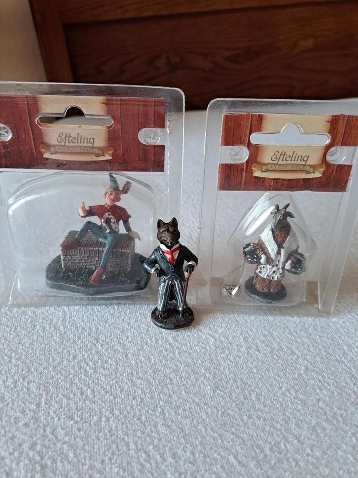Efteling figuren: Wolf, Geitje, klein duimpje., Verzamelen, Efteling, Nieuw, Beeldje of Poppetje, Ophalen of Verzenden