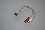 Commodore 64 (C64) : Din-5 to 2x RCA-Female Kabel, Computers en Software, Vintage Computers, Ophalen of Verzenden, Commodore C 64